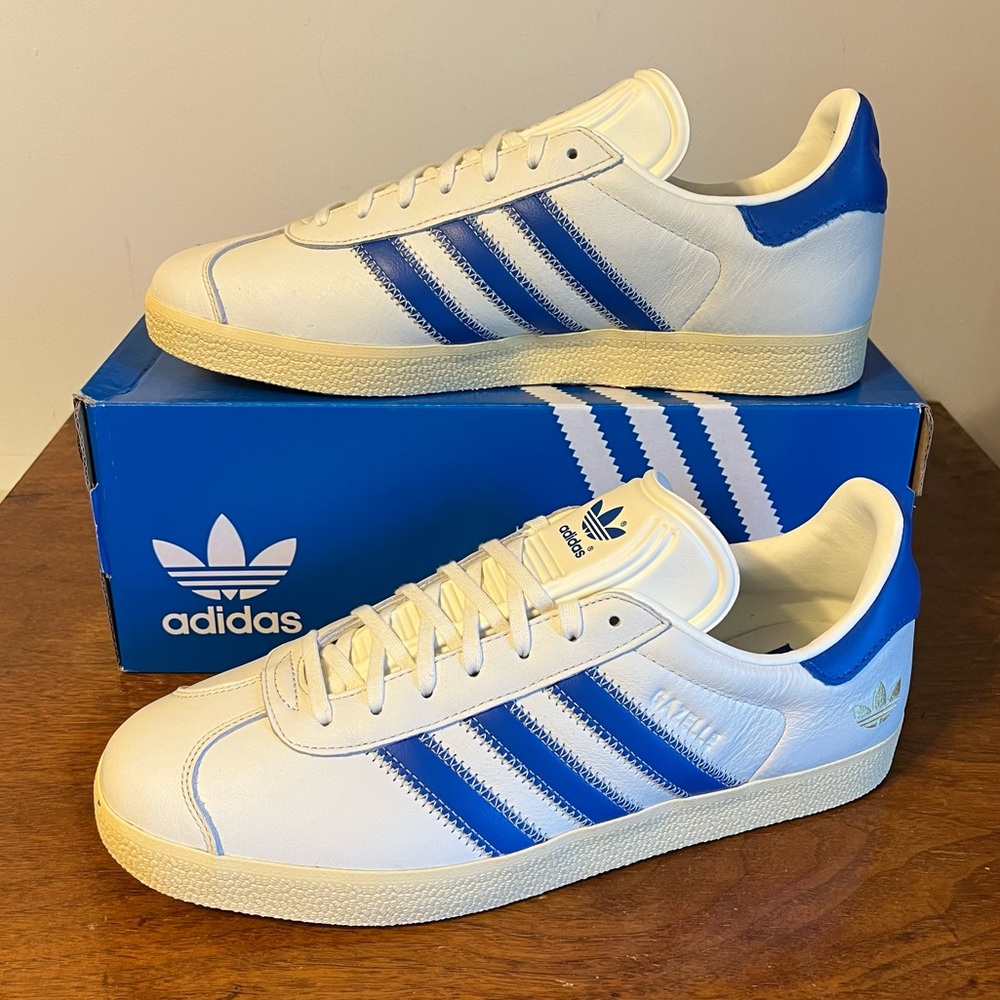 ADIDAS x SHOE PALACE Bold Blue Gazelle Shoes